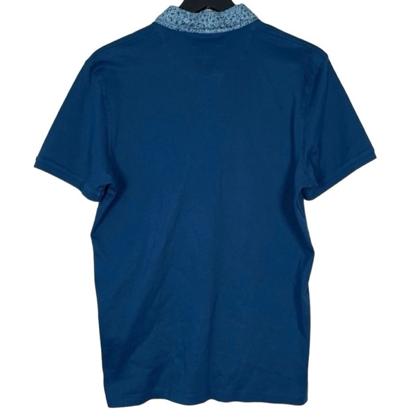 Ted Baker London Floral Print Collar Polo Shirt - Picture 2 of 6